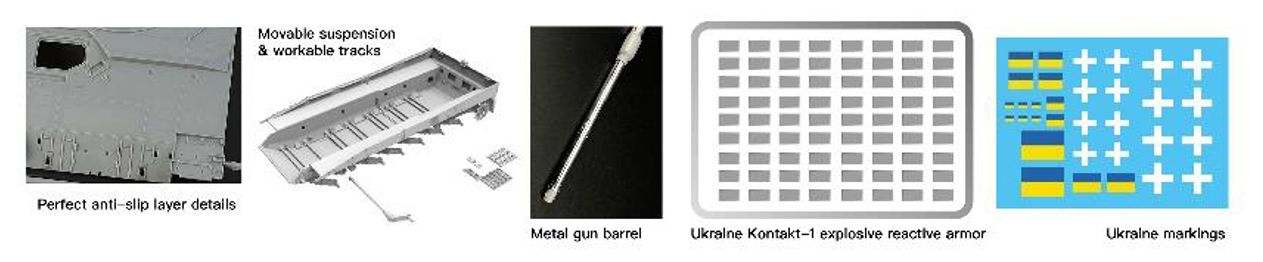 Border Model Leopard 2A6 Tank Ukraine 1/35